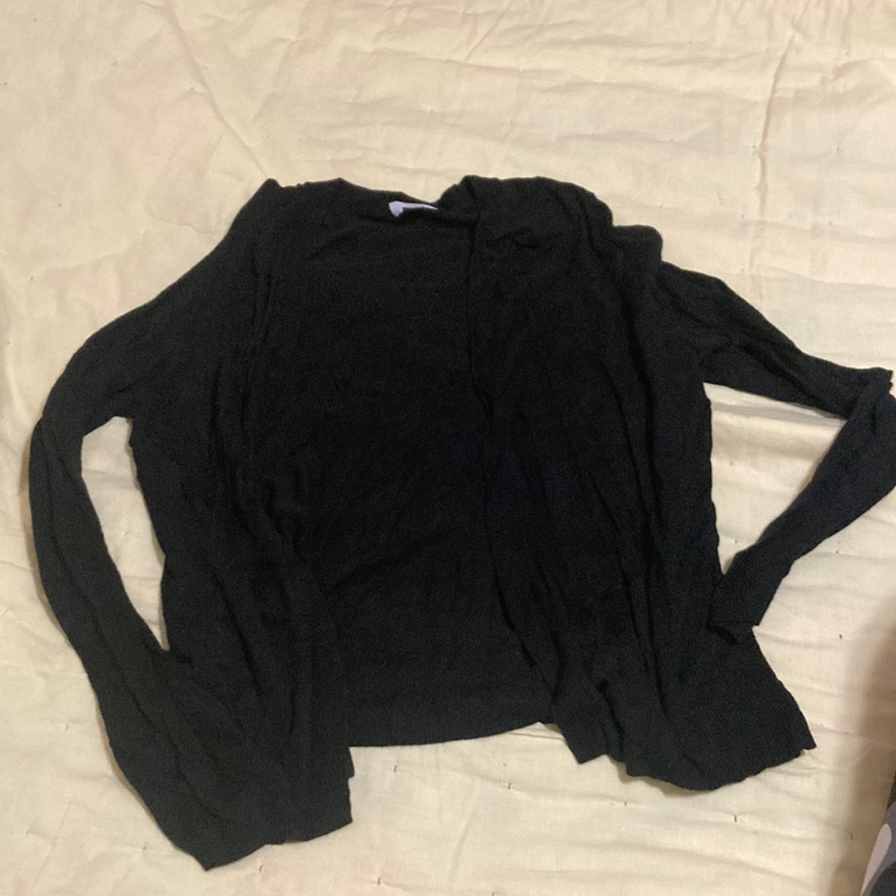 Black cardigan